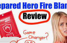 Prepared hero fire blanket